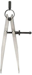 General - 4 Inch Leg, Spring Joint, Steel, Bright Finish, Divider - Exact Tool & Supply