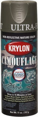 Krylon - 11 oz Olive Flat Finish Latex Paint - Exact Tool & Supply