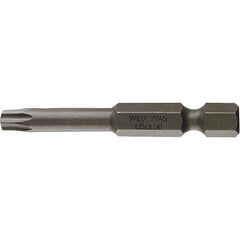 Wiha - T7 Power Bit - 1/4" Drive, 2" OAL - Exact Tool & Supply