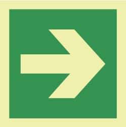 NMC - 6" Long x 6" Wide, Rigid Plastic Safety Sign - Square, 0.05" Thick, Use for Marine Application - Exact Tool & Supply