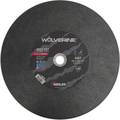 14″ × 3/32″ Type 1 Cut-Off Wheel, A46T, 1″ Arbor Hole - Exact Tool & Supply