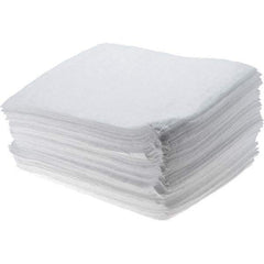 Brady SPC Sorbents - 24.5 Gal Capacity per Package, Oil Only Pad - 19" Long x 15" Wide, White, Polypropylene - Exact Tool & Supply