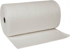 Brady SPC Sorbents - 38 Gal Capacity per Package, Oil Only Roll - 150' Long x 30" Wide, Gray, Polypropylene - Exact Tool & Supply