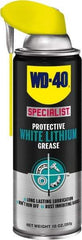 WD-40 Specialist - 10 oz Aerosol Lithium General Purpose Grease - White, Food Grade, 300°F Max Temp, NLGIG 2, - Exact Tool & Supply