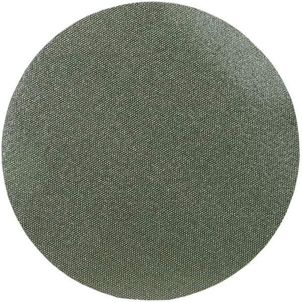Norton - 8" Diam, 60 Grit Diamond Adhesive PSA Disc - Coarse Grade, Green, Cloth Backing, Flexible - Exact Tool & Supply