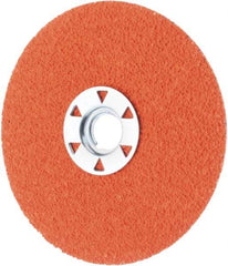 Norton - 4-1/2" Diam 5/8-11 Threaded Hole 36 Grit Fiber Disc - Very Coarse Grade, Ceramic Alumina - Exact Tool & Supply