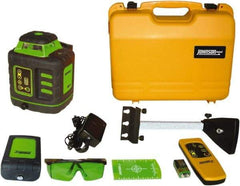 Johnson Level & Tool - 1,200' (Exterior) Measuring Range, 1/8" at 100' Accuracy, Self-Leveling Rotary Laser - ±3° Self Leveling Range, 150, 200, 250 & 300 RPM, 2 Beams, NiMH Battery Included - Exact Tool & Supply