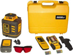 Johnson Level & Tool - 2,000' (Exterior) Measuring Range, 1/8" at 100' Accuracy, Self-Leveling Rotary Laser - ±3° Self Leveling Range, 150, 200, 250 & 300 RPM, 2 Beams, NiMH Battery Included - Exact Tool & Supply