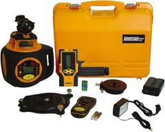 Johnson Level & Tool - 2,000' (Exterior) Measuring Range, 1/16" at 100' Accuracy, Self-Leveling Rotary Laser - 300, 600 & 1,100 RPM, 2 Beams, Lithium-Ion Battery Included - Exact Tool & Supply