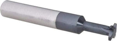 Scientific Cutting Tools - 6 TPI, Internal Single Profile Thread Mill - 3/4" Noml Diam, 0.49" Cut Diam, 1/2" Shank Diam, 4 Flute, 0.26" Neck Diam, 0.8" Neck Length, 3-1/2" OAL, AlTiN+ Finish - Exact Tool & Supply