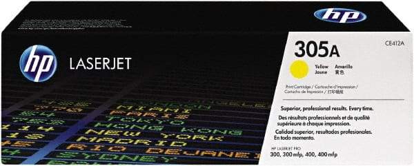 Hewlett-Packard - Yellow Toner Cartridge - Use with HP LaserJet Pro 300 color MFP M375nw, 400 color MFP M475, 400 color M451 - Exact Tool & Supply