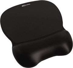 innovera - 9-5/8" x 8-1/4" x 1-1/8" Black Mouse Pad - Use with Mouse - Exact Tool & Supply