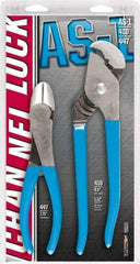 Channellock - 2 Piece Plier Set - Comes in Display Card - Exact Tool & Supply