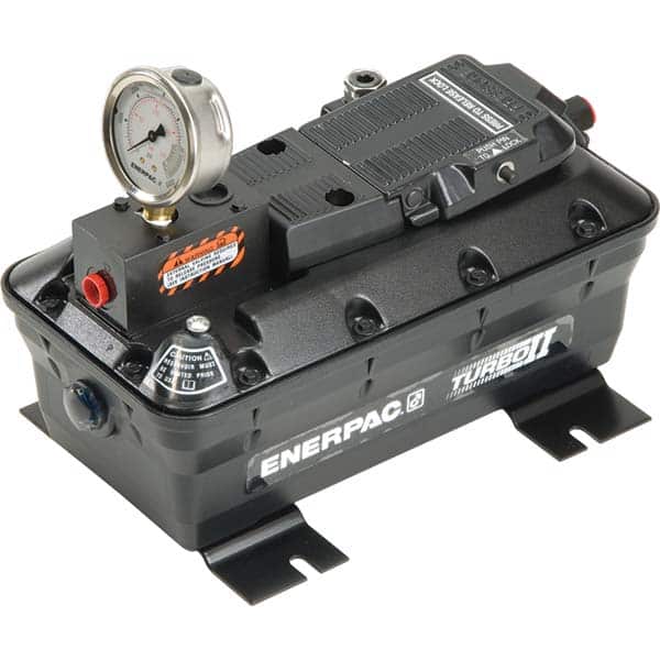 Enerpac - Power Hydraulic Pumps & Jacks Type: Air-Hydraulic Pressure Rating (psi): 5000 - Exact Tool & Supply