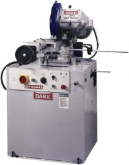 Dake - Variable Cutting Speed, 350mm Blade Diam, Cold Saw - 20 to 105 RPM Blade Speed, Floor Machine, 3 Phase, Compatible with Ferrous/Non-Ferrous Material - Exact Tool & Supply