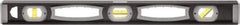 Johnson Level & Tool - Magnetic 78" Long 5 Vial I-Beam Level - Aluminum, Black, 3 Plumb & 2 Level Vials - Exact Tool & Supply