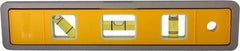 Johnson Level & Tool - Magnetic 9" Long 3 Vial Torpedo Level - Aluminum, Green, 1 Plumb, 1 Level & 1 45° Vials - Exact Tool & Supply