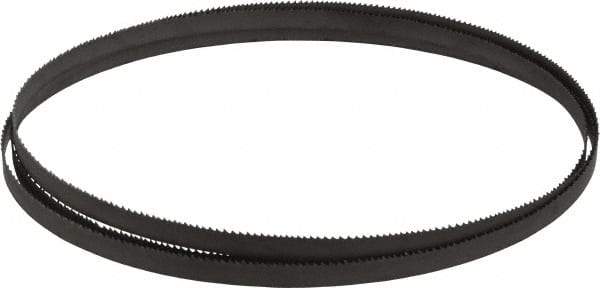 Lenox - 10 to 14 TPI, 6' 8" Long x 3/8" Wide x 0.025" Thick, Welded Band Saw Blade - Bi-Metal, Toothed Edge, Modified Raker Tooth Set, Flexible Back, Contour Cutting - Exact Tool & Supply