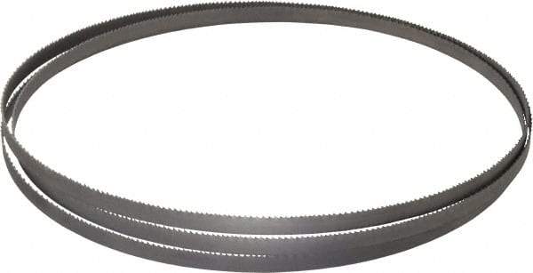 Lenox - 10 to 14 TPI, 7' 9" Long x 3/8" Wide x 0.025" Thick, Welded Band Saw Blade - Bi-Metal, Toothed Edge, Raker Tooth Set, Flexible Back, Contour Cutting - Exact Tool & Supply