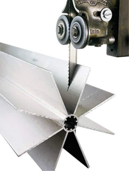 Lenox - 6 TPI, 6' 8" Long x 1/4" Wide x 0.025" Thick, Welded Band Saw Blade - Carbon Steel, Toothed Edge, Raker Tooth Set, Flexible Back, Contour Cutting - Exact Tool & Supply