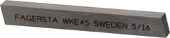 Seco - WKE45 Cobalt Square Tool Bit Blank - 5/16" Wide x 5/16" High x 2-1/2" OAL - Exact Tool & Supply