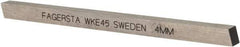 Seco - WKE45 Cobalt Square Tool Bit Blank - 4mm Wide x 4mm High x 63mm OAL - Exact Tool & Supply