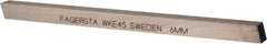 Seco - WKE45 Cobalt Square Tool Bit Blank - 6mm Wide x 6mm High x 100mm OAL - Exact Tool & Supply