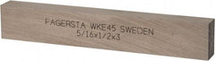 Seco - WKE45 Cobalt Rectangular Tool Bit Blank - 5/16" Wide x 1/2" High x 3" OAL - Exact Tool & Supply