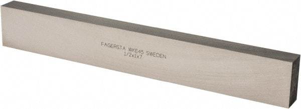 Seco - WKE45 Cobalt Rectangular Tool Bit Blank - 1/2" Wide x 1" High x 7" OAL - Exact Tool & Supply