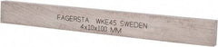 Seco - WKE45 Cobalt Rectangular Tool Bit Blank - 4mm Wide x 10mm High x 100mm OAL - Exact Tool & Supply