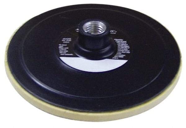 AutoQuip - 8" Diam Hook & Loop Disc Backing Pad - Medium Density, 4,800 RPM - Exact Tool & Supply