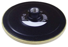 AutoQuip - 8" Diam Hook & Loop Disc Backing Pad - Medium Density, 4,800 RPM - Exact Tool & Supply
