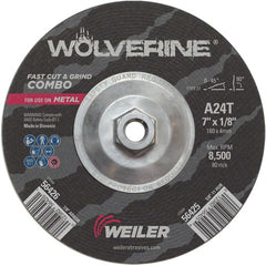WEILER 7″ × 1/8″ TYPE 27 - Exact Tool & Supply
