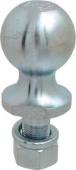 Reese - 1-7/8" Diam, 1-1/2" Shank Length, Hitch Ball - 3/4" Shank Diam, 2,000 Lb Capacity, Zinc Finish - Exact Tool & Supply