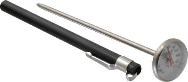 Wika - 25 to 125°F, Bimetal Pocket Thermometer - Stainless Steel - Exact Tool & Supply