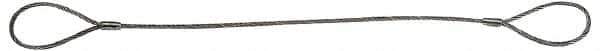Lift-All - 6' Long, 12,346 Lb Vertical Capacity, IWRC Web Sling - 9,039 Lb Choker Capacity, 3/4" Diam Chain - Exact Tool & Supply