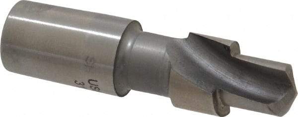 Link Industries - 0.34" Drill, 3/8" Pilot Length, High Speed Steel Bright Finish Combo Drill & Counterbore - 0.49" Head Diam, 1/2" Body Diam, 1-15/16" OAL, 5/16" Socket-Head Cap Screw Compatibility, Uses Adapter UA-6 - Exact Tool & Supply
