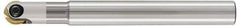 LMT - 3/8" Cut Diam, 1.97" Max Depth of Cut, 3/8" Shank Diam, 5.91" OAL, Indexable Ball Nose End Mill - 1.97" Head Length, Straight Shank, EBG-R-NC Toolholder, WPB 0375, WPR 0375 Insert - Exact Tool & Supply
