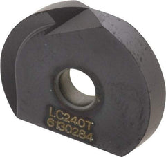 LMT - WPR1000 CF Grade LC240T Carbide Milling Insert - TiAlN/TiN Finish, 0.16" Thick, 1" Inscribed Circle - Exact Tool & Supply