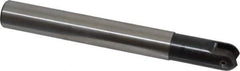 LMT - 3/4" Cut Diam, 1.77" Max Depth of Cut, 3/4" Shank Diam, 6.3" OAL, Indexable Ball Nose End Mill - 1.77" Head Length, Straight Shank, EBG-R Toolholder, WPR 0750 Insert - Exact Tool & Supply