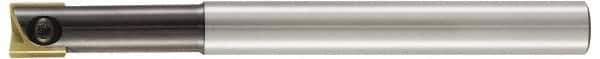 LMT - 1" Cut Diam, 1.85" Max Depth of Cut, 1" Shank Diam, 6.3" OAL, Indexable Square Shoulder End Mill - WPR 1000, WPV 1000 Inserts, Cylindrical Shank - Exact Tool & Supply