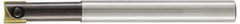 LMT - 1/2" Cut Diam, 1.89" Max Depth of Cut, 1/2" Shank Diam, 5.98" OAL, Indexable Square Shoulder End Mill - WPB 0500, WPV 0500 Inserts, Cylindrical Shank - Exact Tool & Supply