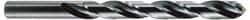 Hertel - #77 118° Solid Carbide Jobber Drill - Bright Finish, Right Hand Cut, Spiral Flute, Straight Shank, 3/4" OAL, Standard Point - Exact Tool & Supply