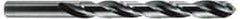 Hertel - #77 118° Solid Carbide Jobber Drill - Bright Finish, Right Hand Cut, Spiral Flute, Straight Shank, 3/4" OAL, Standard Point - Exact Tool & Supply