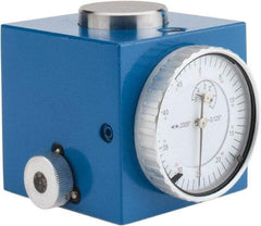Value Collection - 37mm Long x 37mm Wide x 2" High, Zero Setter - 0.01 mm Repeatability, 0.0005 Inch Graduation, Includes Indicator - Exact Tool & Supply