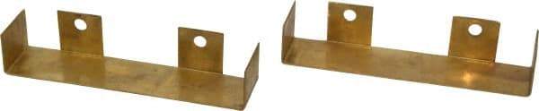 Value Collection - 4, 5 & 6" Jaw Width, Brass, Vise Jaw Cap - Compatible with 4, 5 & 6" Vises - Exact Tool & Supply