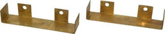 Value Collection - 4, 5 & 6" Jaw Width, Brass, Vise Jaw Cap - Compatible with 4, 5 & 6" Vises - Exact Tool & Supply
