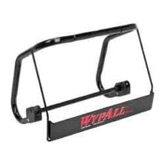 WypAll - Black Wipe Dispenser - 8.8" High x 16.8" Wide 10.8" Deep, For Jumbo Roll Wipes - Exact Tool & Supply
