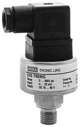 Wika - 1,160 Max psi, Eco-tronic Pressure Transmitters & Transducers - 1/4" Thread - Exact Tool & Supply