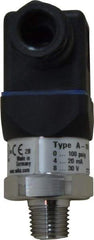 Wika - 500 Max psi, Eco-tronic Pressure Transmitters & Transducers - 1/4" Thread - Exact Tool & Supply